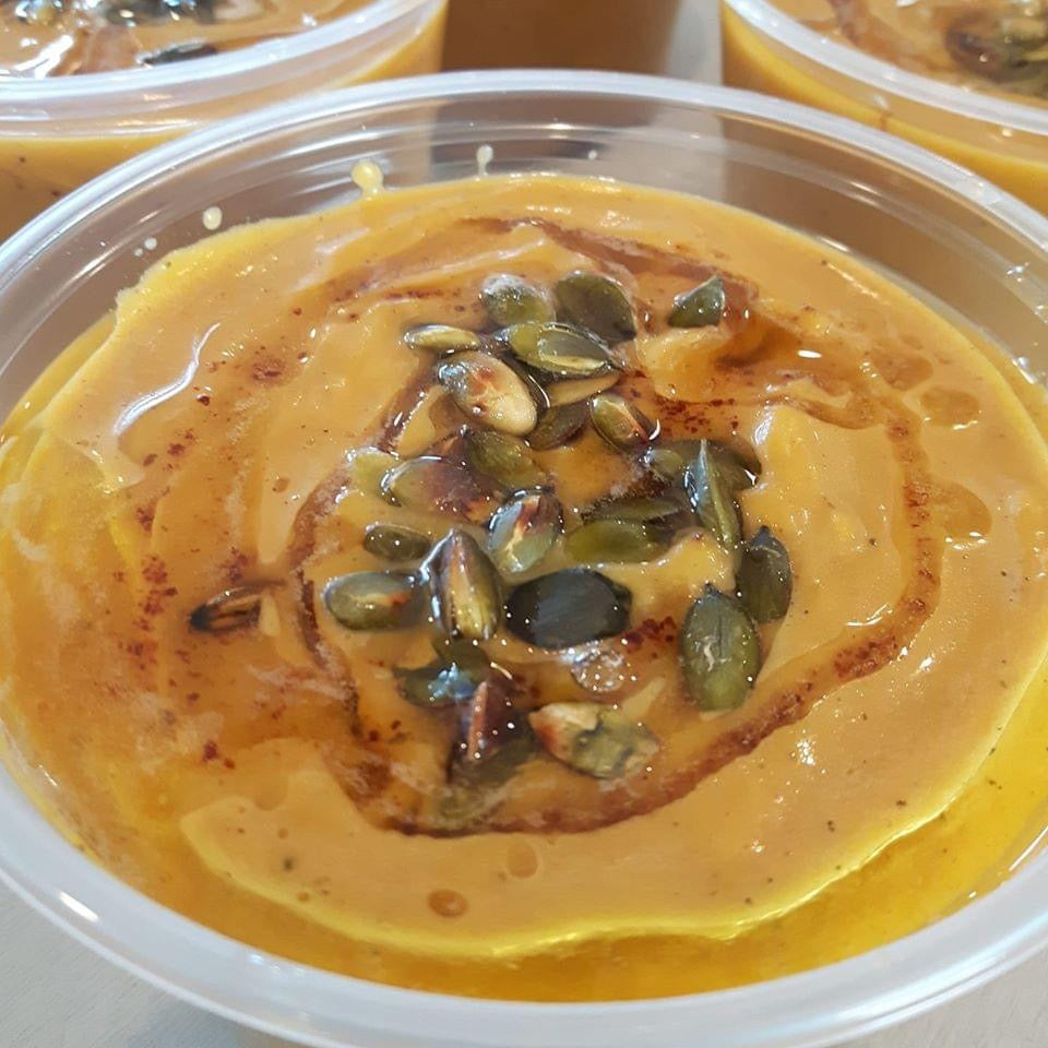 Roasted Pumpkin Soup with Brown Butter (available Wed Mar 4th)