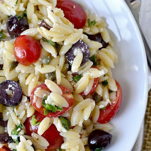 Mediterranean Orzo Salad Available Wed Mar 11th